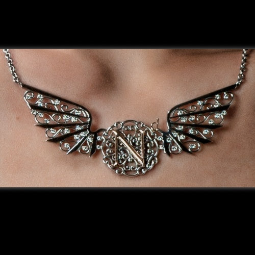 Rarest Element Winged Nd Necklace